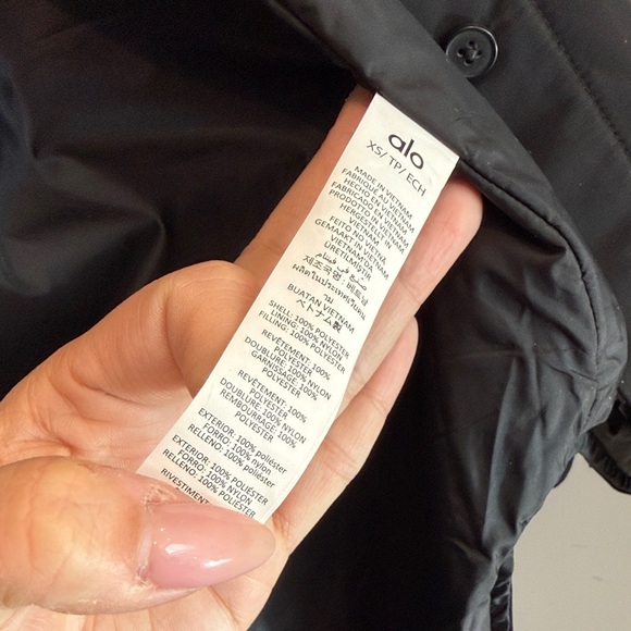 ALO Socialite Shacket in Black Lightweight Jacket NWT XS - Picture 12 of 15